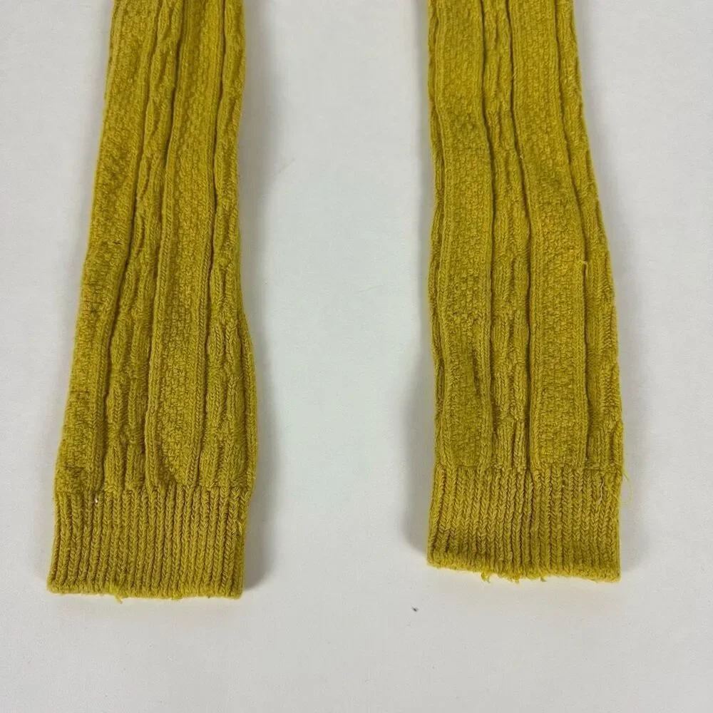 Mini Boden Girls Footless Tights size 5-6 Mustard